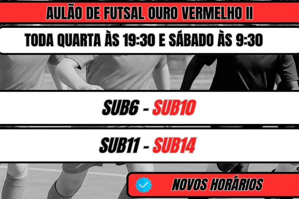 Aula de Futsal