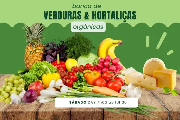 Banca de Verduras e Hortaliças Orgânicas
