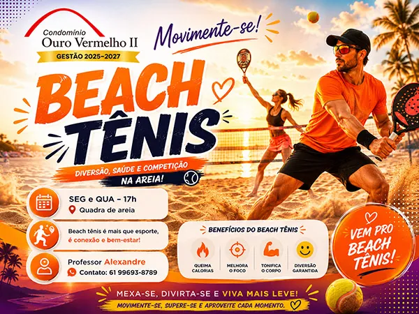 Aula de Beach Tennis